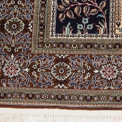 Tapis en soie fait à la main