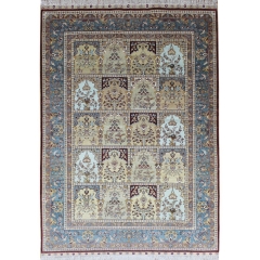 Tapis en soie fait à la main