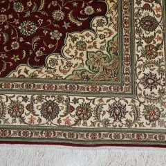 Tapis en soie fait à la main