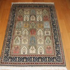 Tapis en soie fait à la main