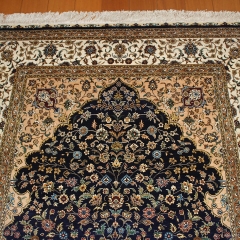 Tapis en soie fait à la main