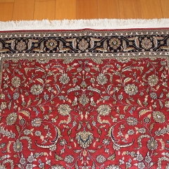 Tapis en soie fait à la main