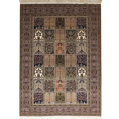 Tapis en soie fait à la main