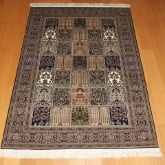 Tapis en soie fait à la main