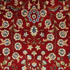 Tapis en soie fait à la main