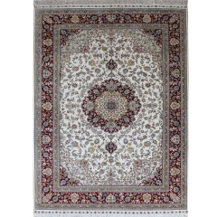 Tapis en soie fait à la main