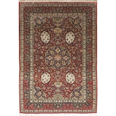 Tapis en soie fait à la main