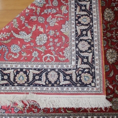 Tapis en soie fait à la main