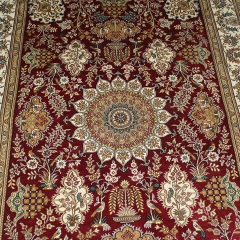 Tapis en soie fait à la main