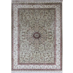 Tapis en soie fait à la main