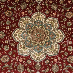 Tapis en soie fait à la main