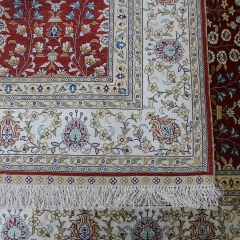 Tapis en soie fait à la main