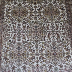 Tapete de seda feito à mão