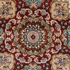 Tapis en soie fait à la main