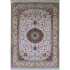 Tapis en soie fait à la main