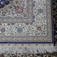 Tapis en soie fait à la main