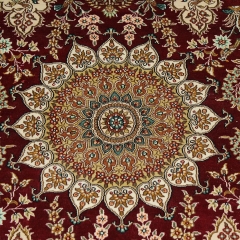 Tapis en soie fait à la main