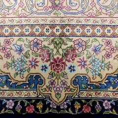 tapis persan en soie