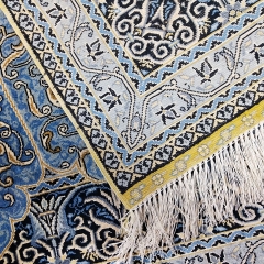 Tapis turc en soie