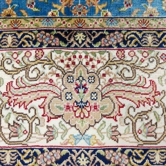 Alfombra de seda hecha a mano
