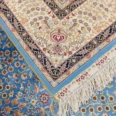 Alfombra de seda hecha a mano