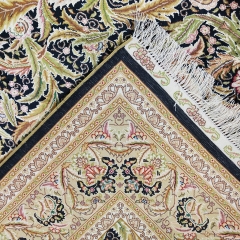 Alfombra de seda hecha a mano