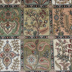 Tapis en soie fait à la main