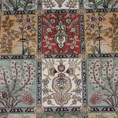 Tapis en soie fait à la main