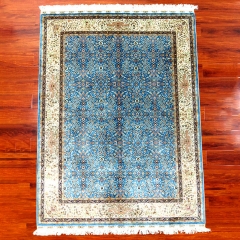 Alfombra de seda hecha a mano