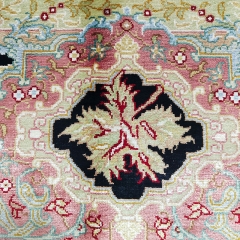 Tapis en soie fait à la main