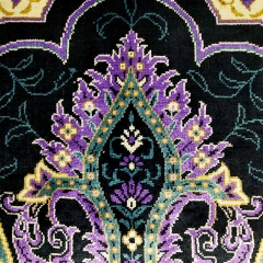 Tapis en soie fait à la main