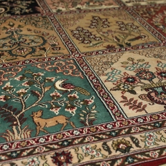 Tapis en soie fait à la main