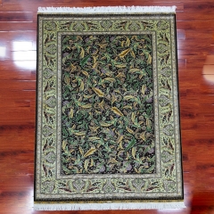 Tapis en soie fait à la main