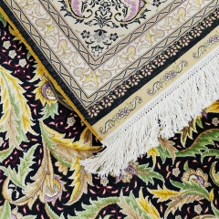 Tapis en soie fait à la main