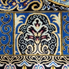 Alfombra de seda hecha a mano