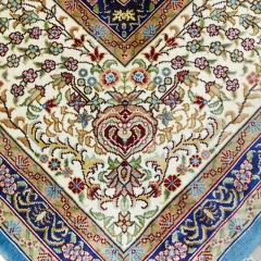 Tapis en soie fait à la main