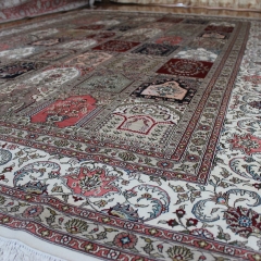 Tapis en soie fait à la main