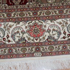 Tapis en soie fait à la main