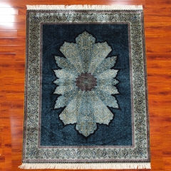 Tapis en soie fait à la main