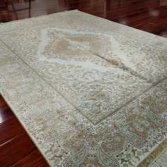 Tapis en soie fait à la main