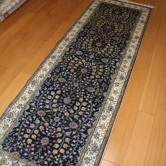 Alfombra de seda hecha a mano