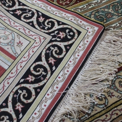 Alfombra de seda hecha a mano