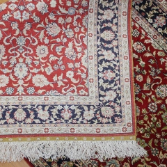 Alfombra de seda hecha a mano