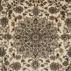 Tapis en soie fait à la main