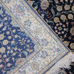 Alfombra de seda hecha a mano