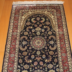 Tapis en soie fait à la main