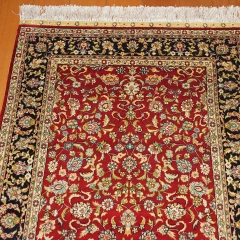 Alfombra de seda hecha a mano