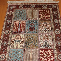 Tapis en soie fait à la main