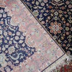 Alfombra de seda hecha a mano
