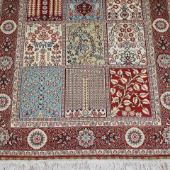 Tapis en soie fait à la main
